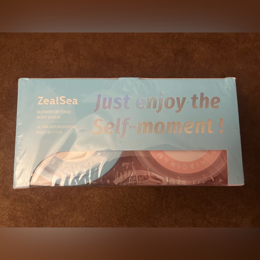 Sara*!New! ZealSea Body Scrub & Body Butter Set: Dead Sea Salt Exfoliating - Picture 6 of 9